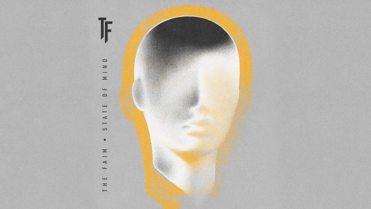 The Faim State Of Mind album cover - a silver mannequin's head with no eyes