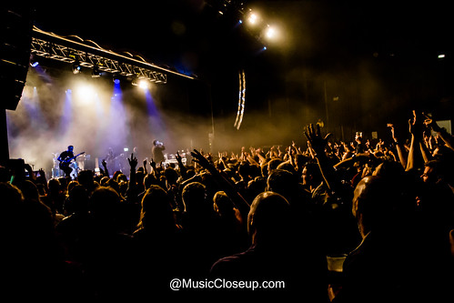 Packed crowd watching Idlewild on stage