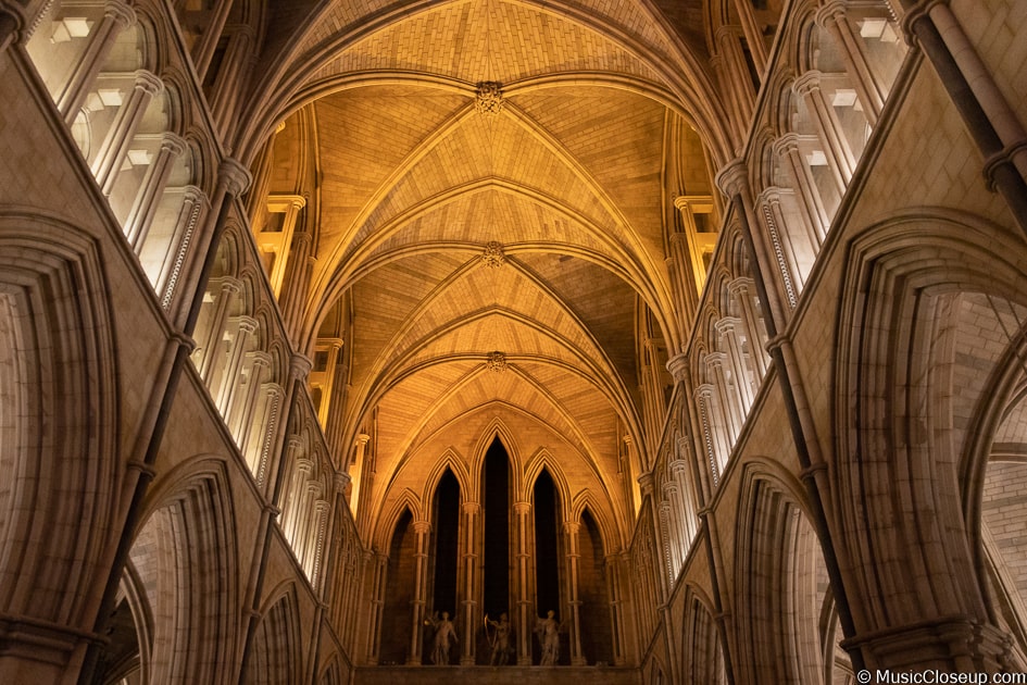 Southwark Cathedral's vaulted ceiling