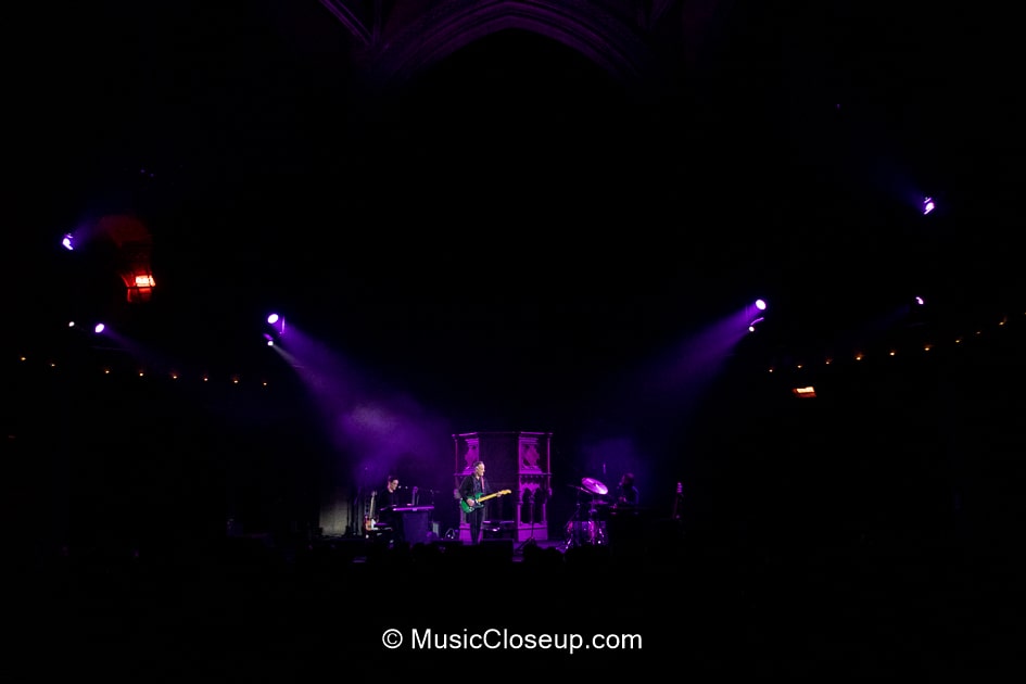 Dave Hause in purple spotlights