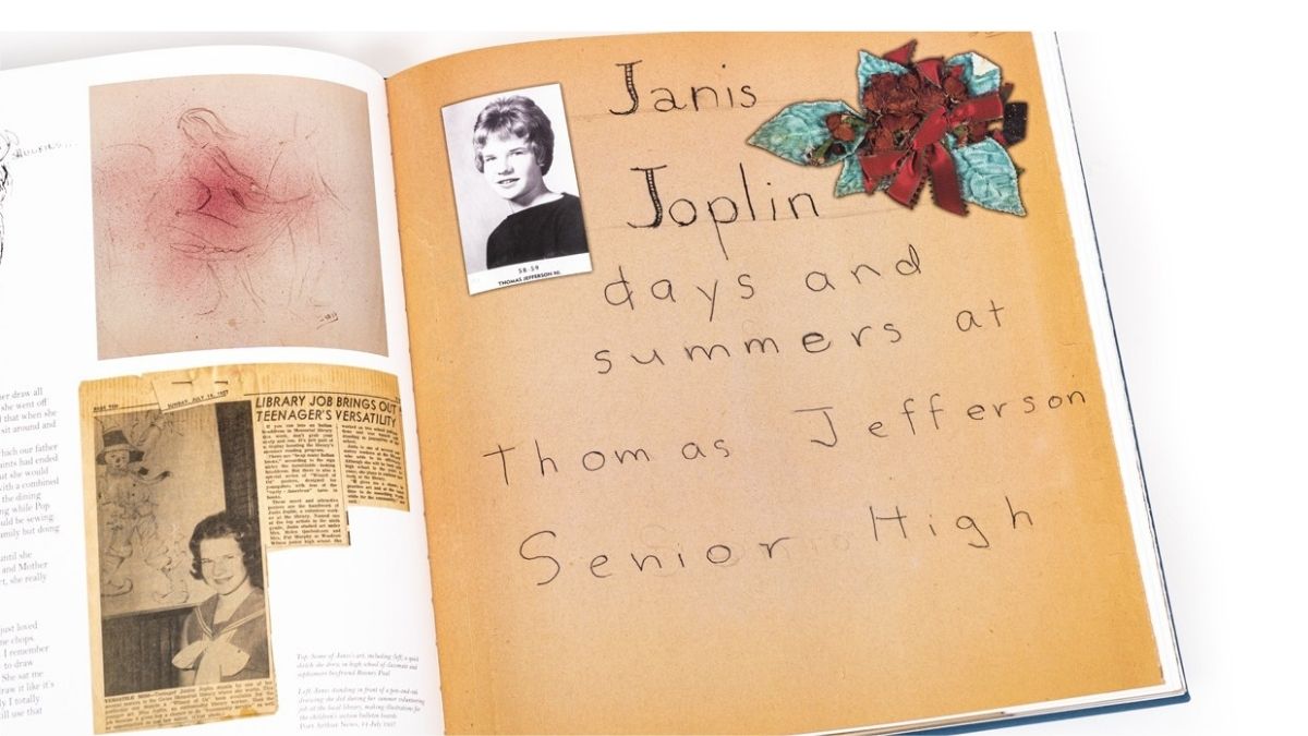 Janis Joplin scrapbook