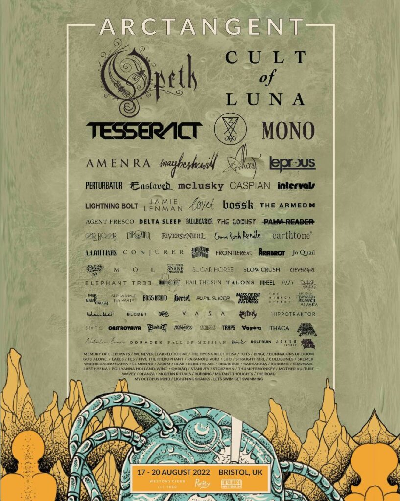 Arctangent Festival 2022 poster