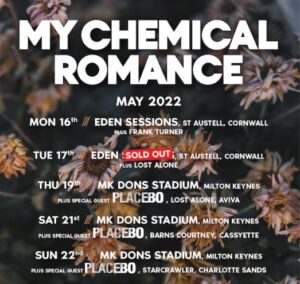 My Chemical Romance tour poster edit