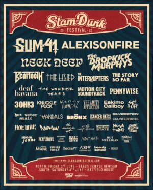Slam Dunk Festival 2022 poster