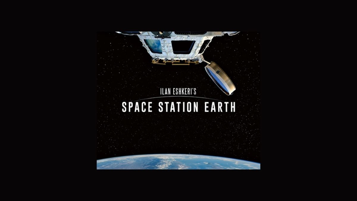 Space Station Earth - photo of a space module above earth