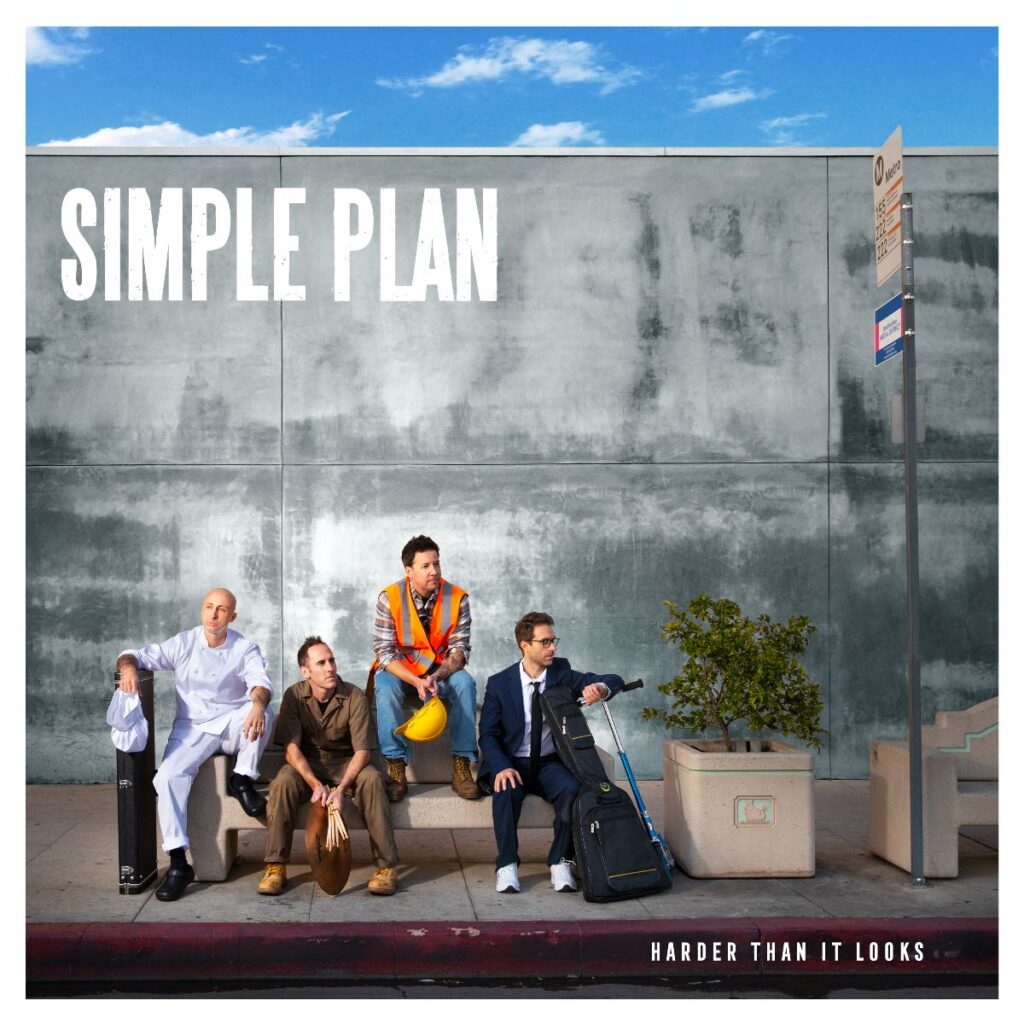 Simple Plan's new album Harder Than It Looks cover