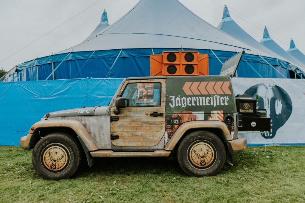 A Jagermeister landrover