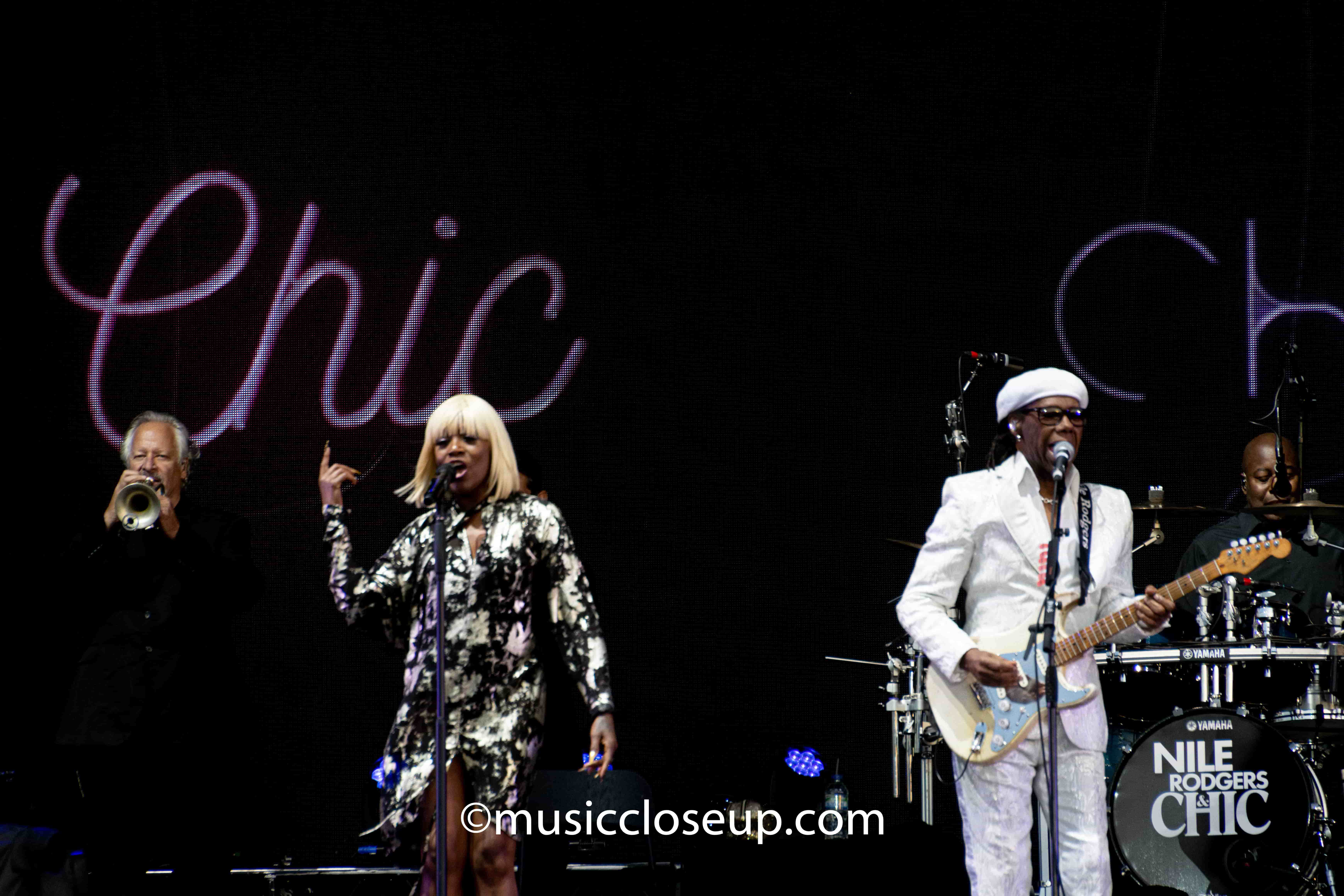 Nile Rodgers at Lytham Festival with Chic