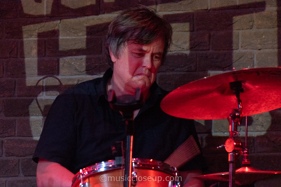 Danny and the Champions of the World live: Steve Brookes playing drums
