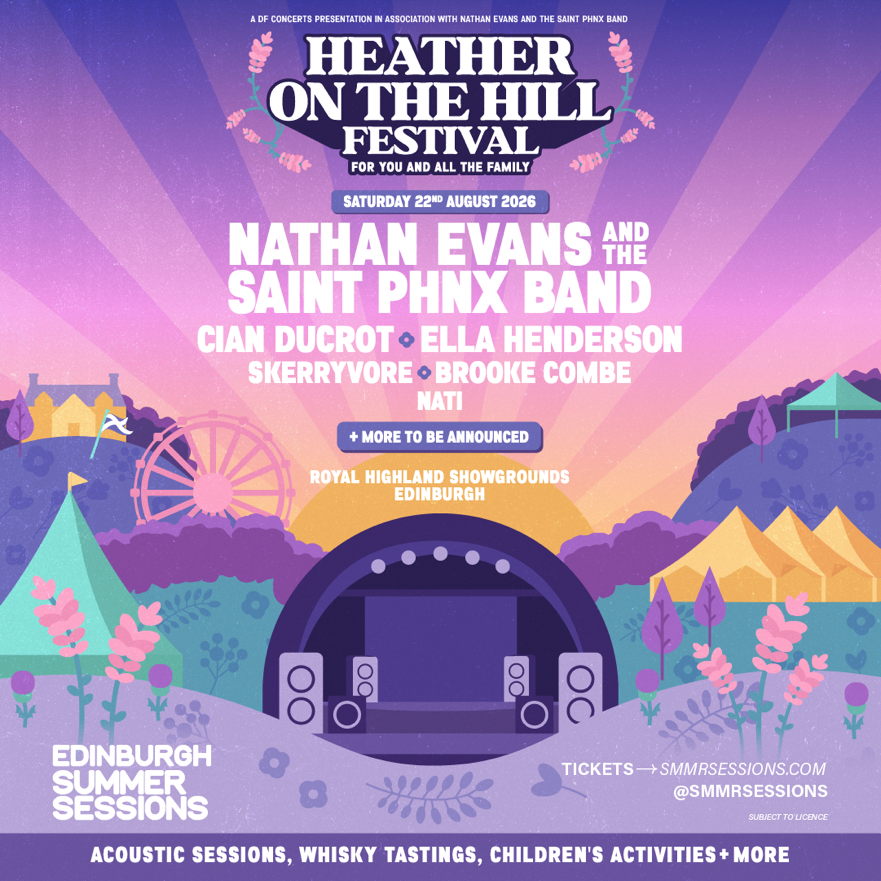 Heather On The Hill Festival 2026 poster